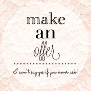 Feel free to make an offer!